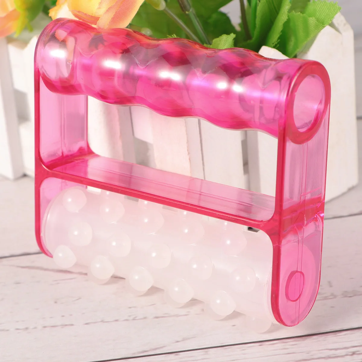 

Cell Roller Инструмент для массажа всего тела Компактный дизайн Гранули с двойным эффектом для похудения Тренировочный массажер Cell Massager