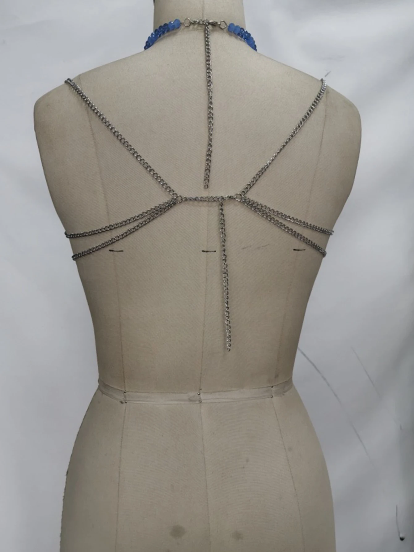 Sexy see through metal rhinestone tops for woman summer club party crop top y2k clothes cropped beach corset halter tank top hot