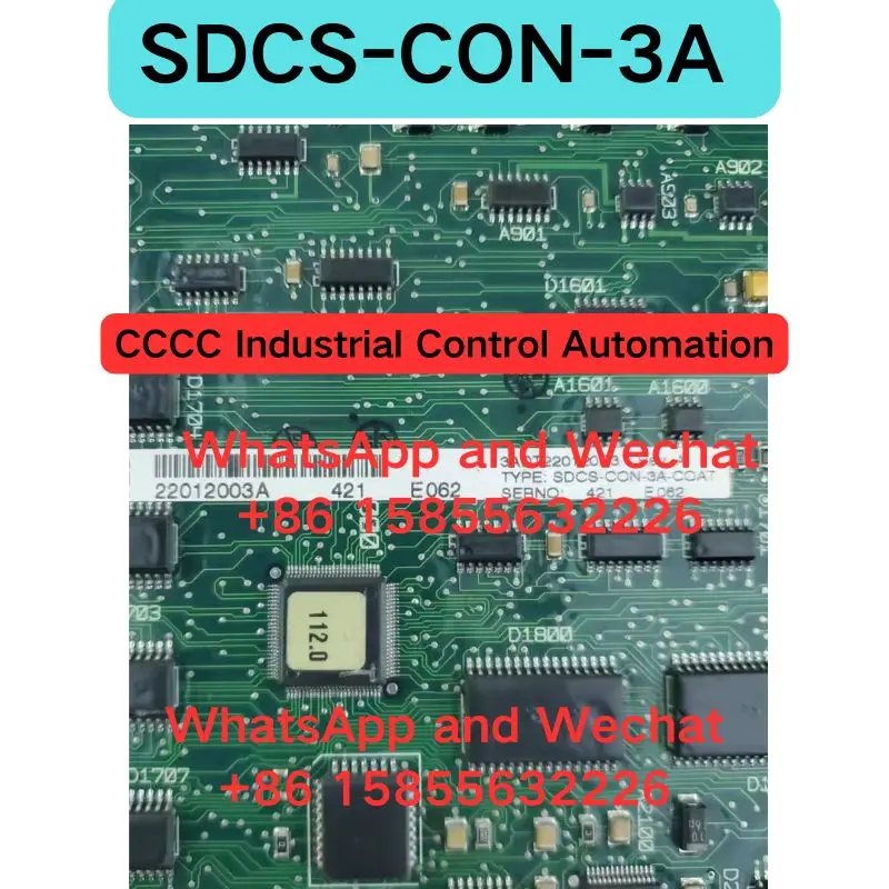 Used SDCS-CON-3A DCS400 DC speed controller motherboard Functional test OK
