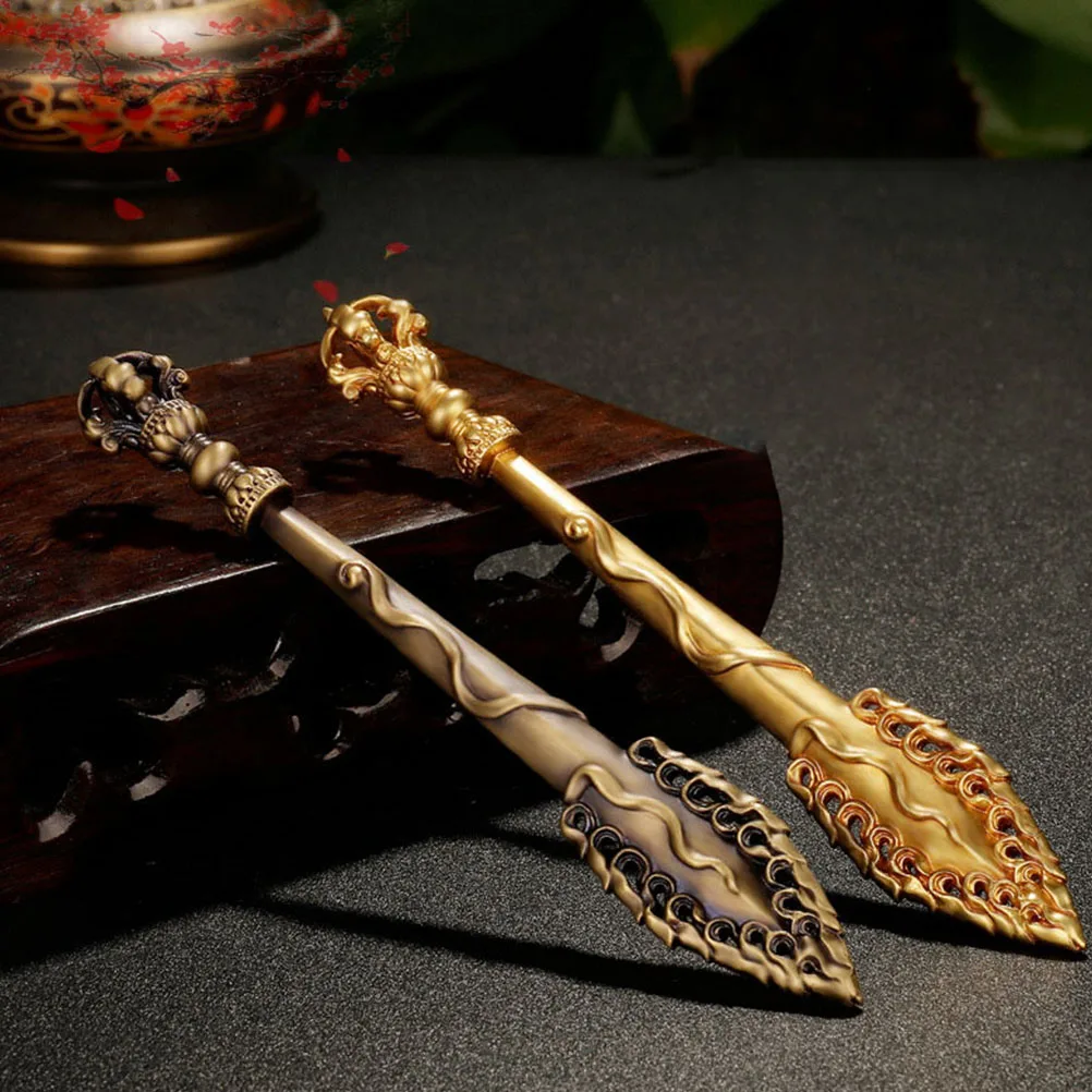 

Alloy Vajra nament Retro Sword Shaped Desktop Decoration Home Office Metal Art Charging Accessories