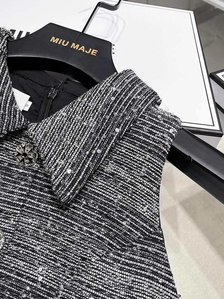 Iny Sequin Lapel Sv… - image