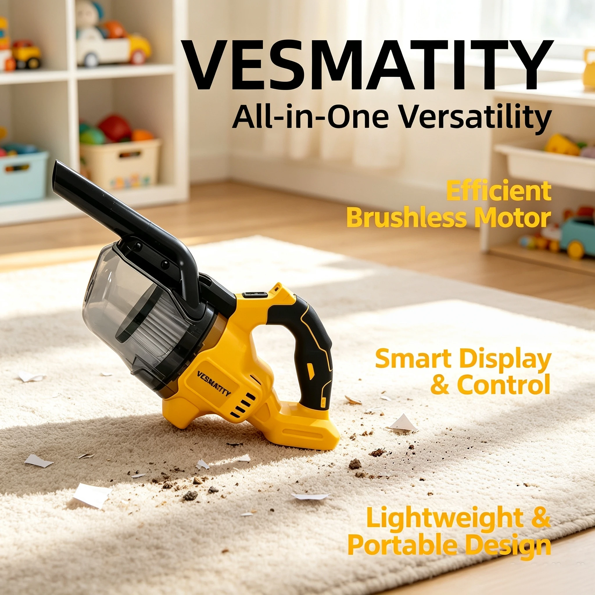 Vesmatity Electric Wrench Polisher Vacuum Jigsaw Grinder Cutter Multi Tools for 18V 20V Battery High Performance Max HD