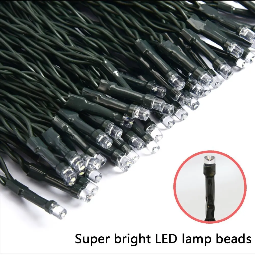 100m 1000LEDS Outdoor Solar Lamp LED String Lights Fairy Holiday Christmas Party Garlands Solar Garden Waterproof Lights