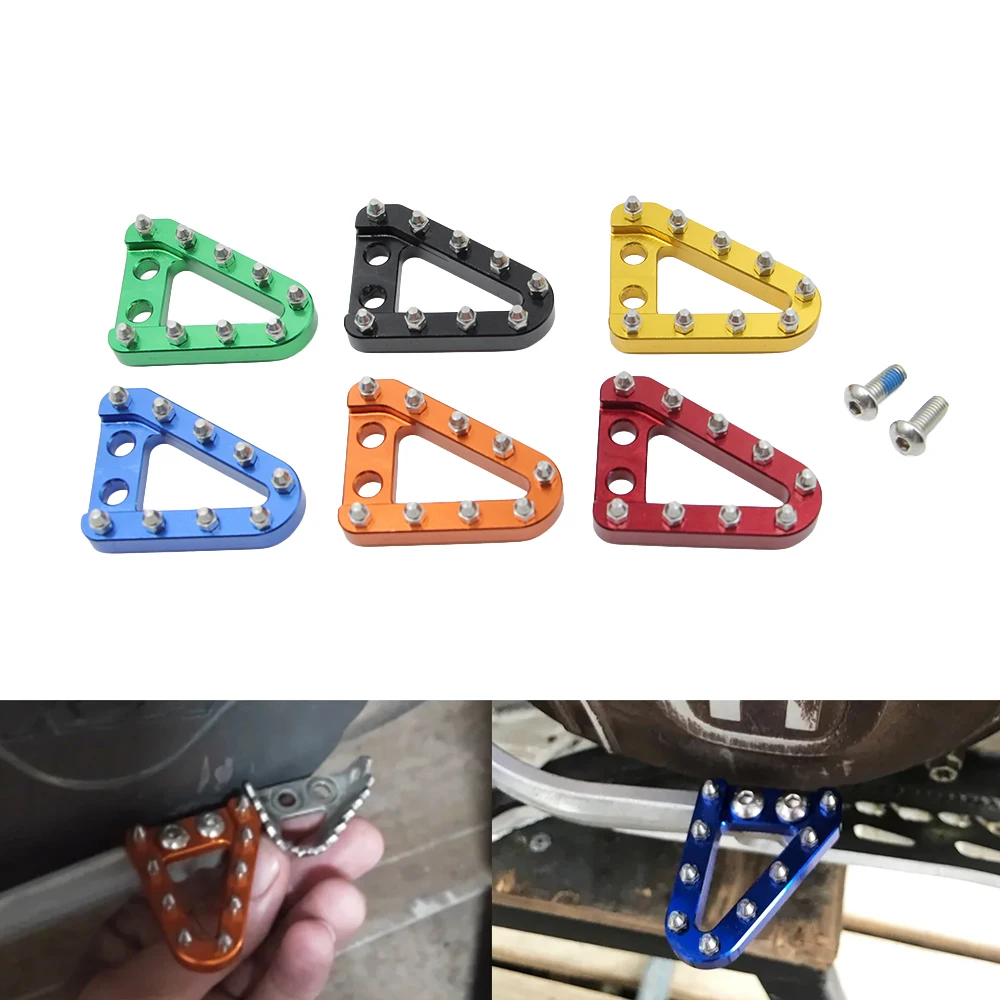 CNC Rear Brake Pedal Tip Step Plate For KTM SX SXF EXC EXCF XC XCF XCW XCFW TC TE 2008-2016