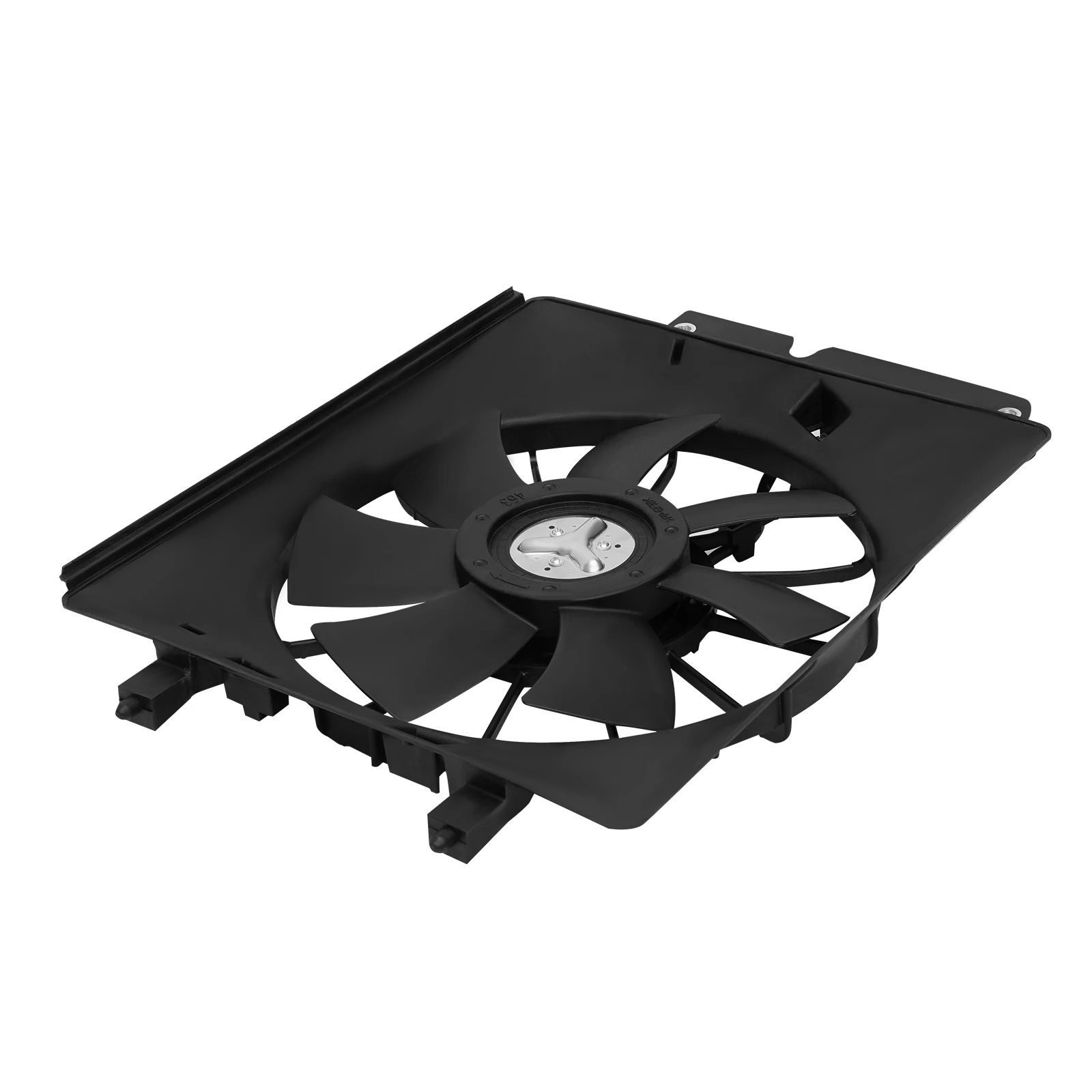 Right Radiator & AC Condenser Cooling Fan Assembly For 2002-2006 Honda CR-V CRV Side Strong Heat Dissipation Capacity Black