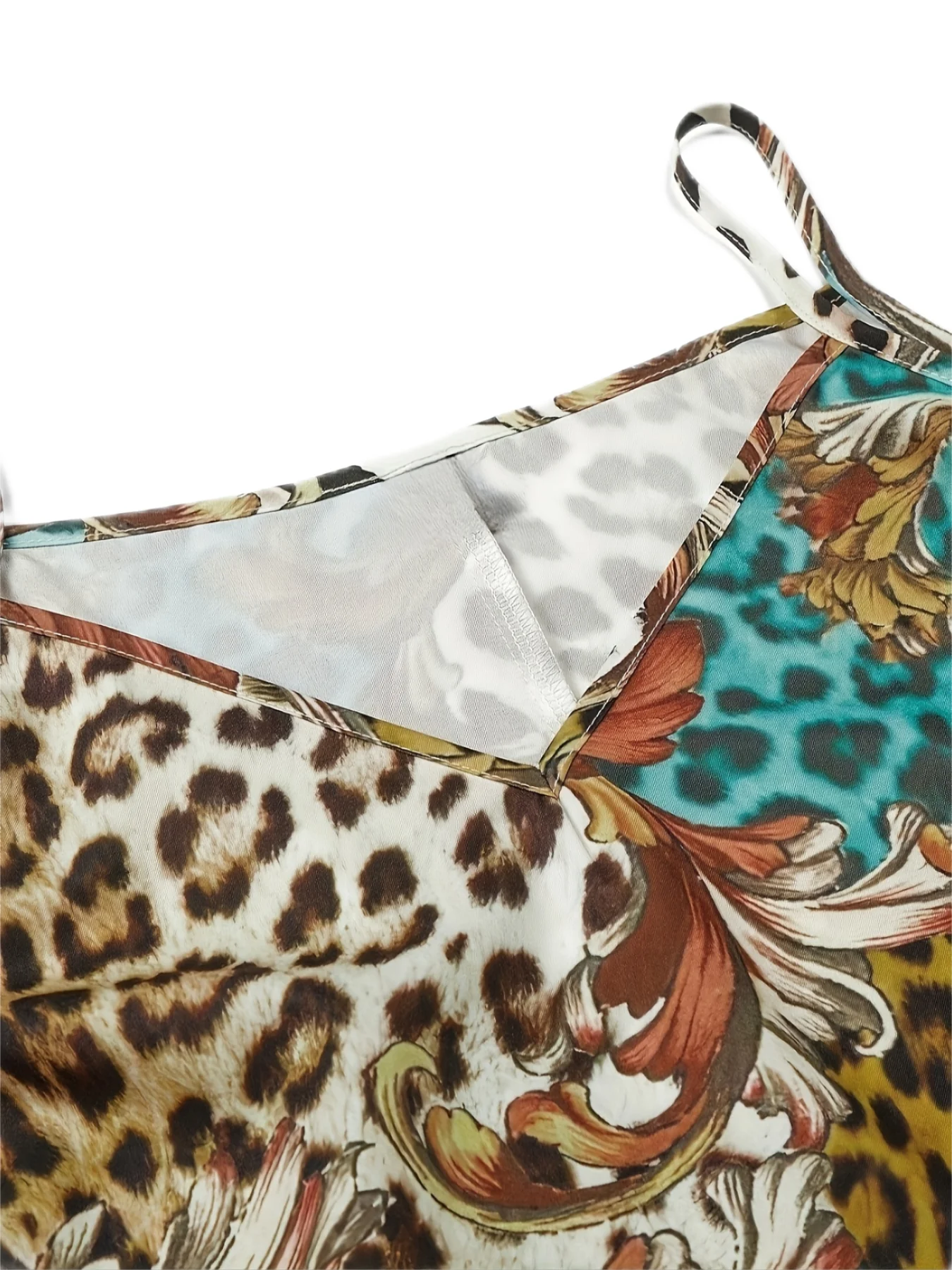 Plus Size Sommer Frauen Elagant Leopard Kleid Urlaub lässig aus der Schulter Halfter Kleider Kurve Kleidung – Detail 5