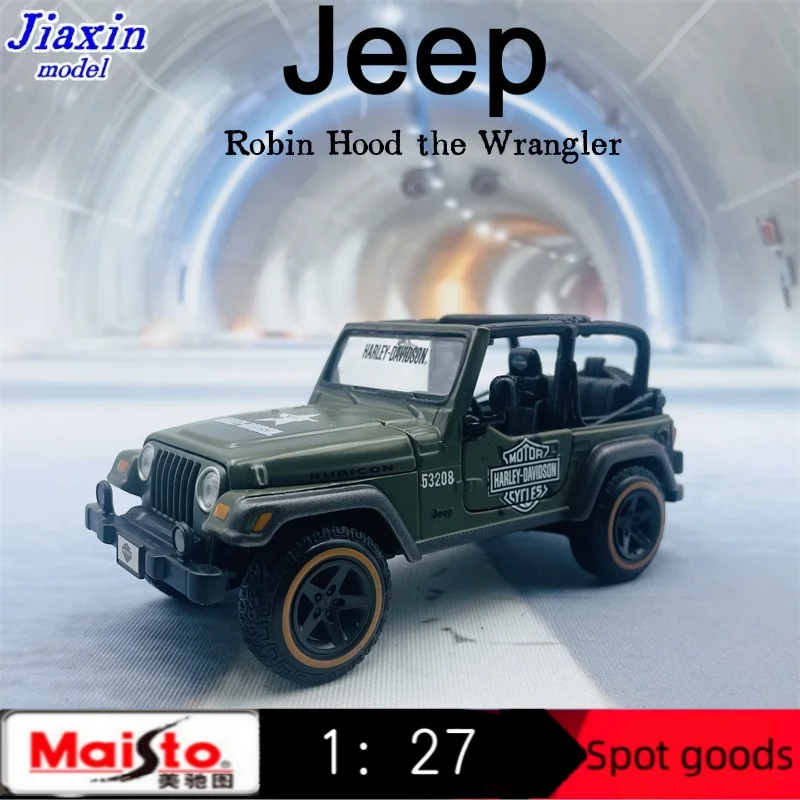 

Модель автомобиля Maisto 1:24 Jeep Wrangler из сплава, демонстрационная модель для детских подарков на день рождения