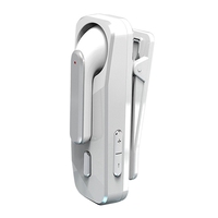 Mini Single Side Headset Business Wireless Bluetooth Headset Wireless Car Talk Noise Canceling Lavalier Headset Durable ,White
