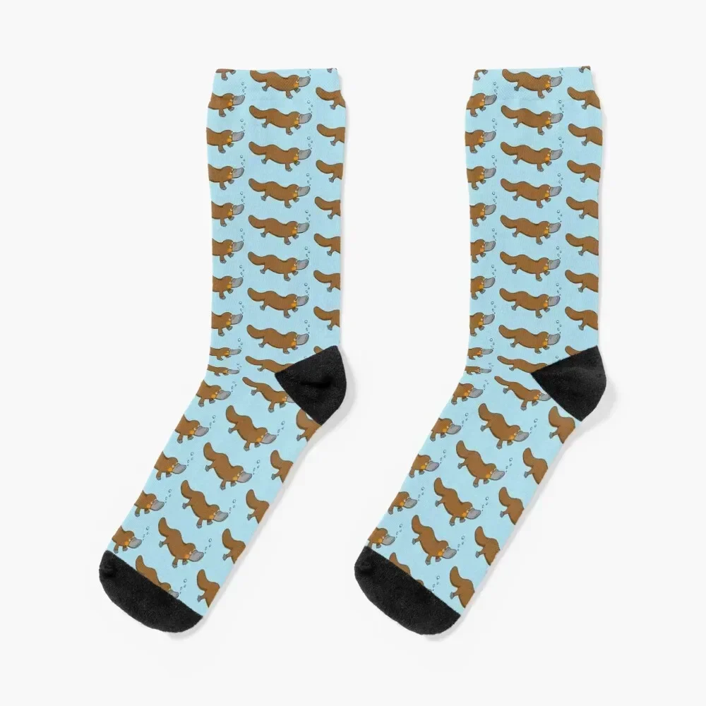 Cute duck billed platypus Socks Antiskid soccer Soccer custom Socks Male Women's