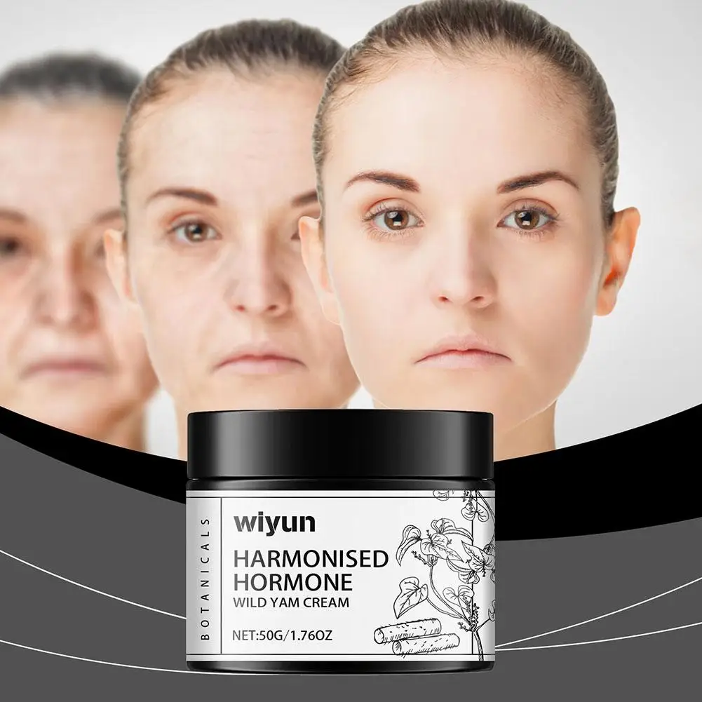 Wild yam creme para cuidados com a pele, beleza e produtos de cuidados, equilíbrio, suave, brilhante, 1pc, j1d2