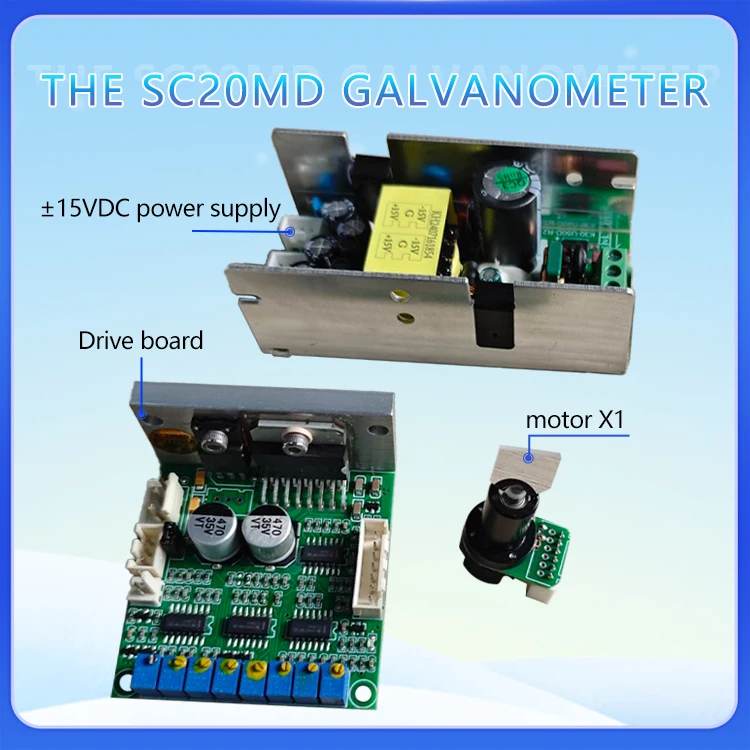 2026 New R&D Small Motor Galvanometer High Precision Low Drift X-Axis Line Laser Galvo Parts Customize 1d 5mm Light Spot Galvo H