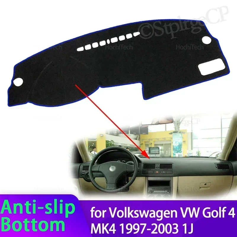 

For Volkswagen VW Golf 4 MK4 1997-2003 1J Car Dashboard Cover Avoid Light Pad Instrument Panel Mat Case Carpets