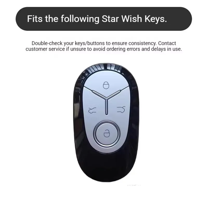 Geely EX2 and Proton e.MAS 5 alloy key case and keychain gift set