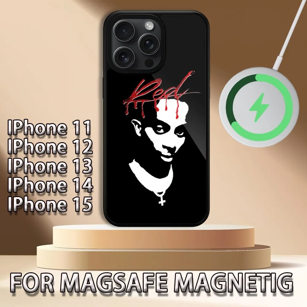 Playboi Carti Rapper  Phone Case For iPhone 15 14 13 12 11 Pro Max Plus Magsafe Magnetic Wireless Charging Cover