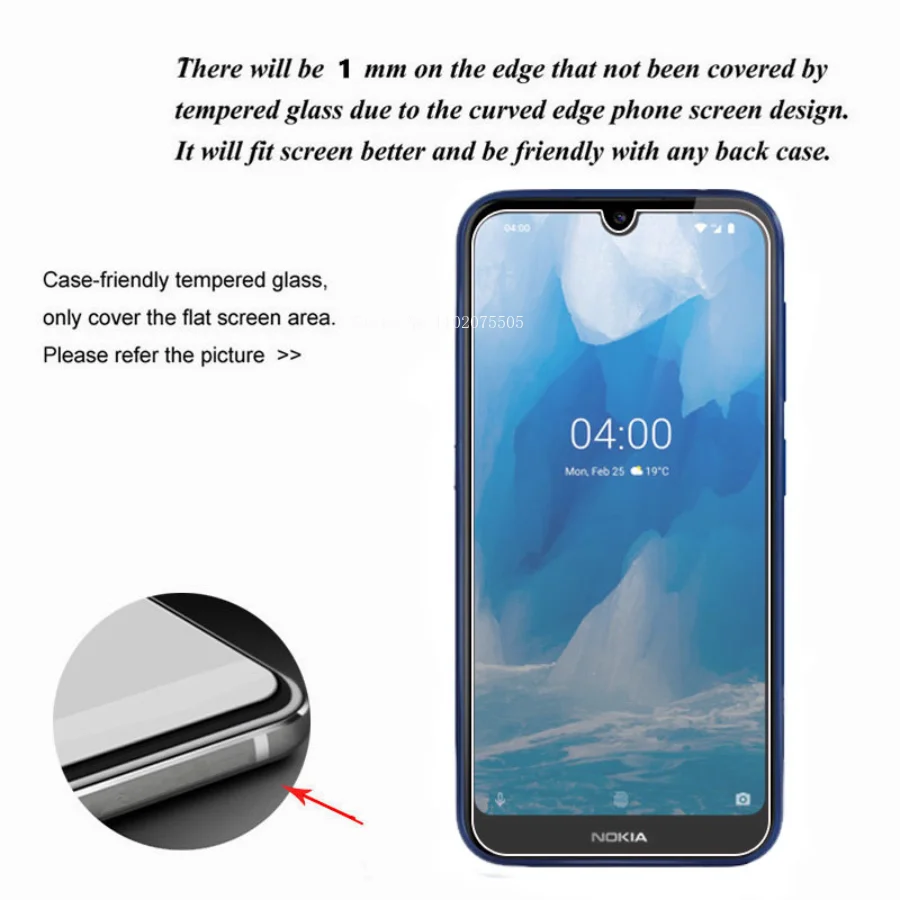 4PCS All Transparent Tempered Glass for Nokia 1.4 2.4 3.4 5.3 5.4 C10 C20 Plus C30 G10 G20 G300 G50 X10 X20 C01 Plus 7.2 GLASS