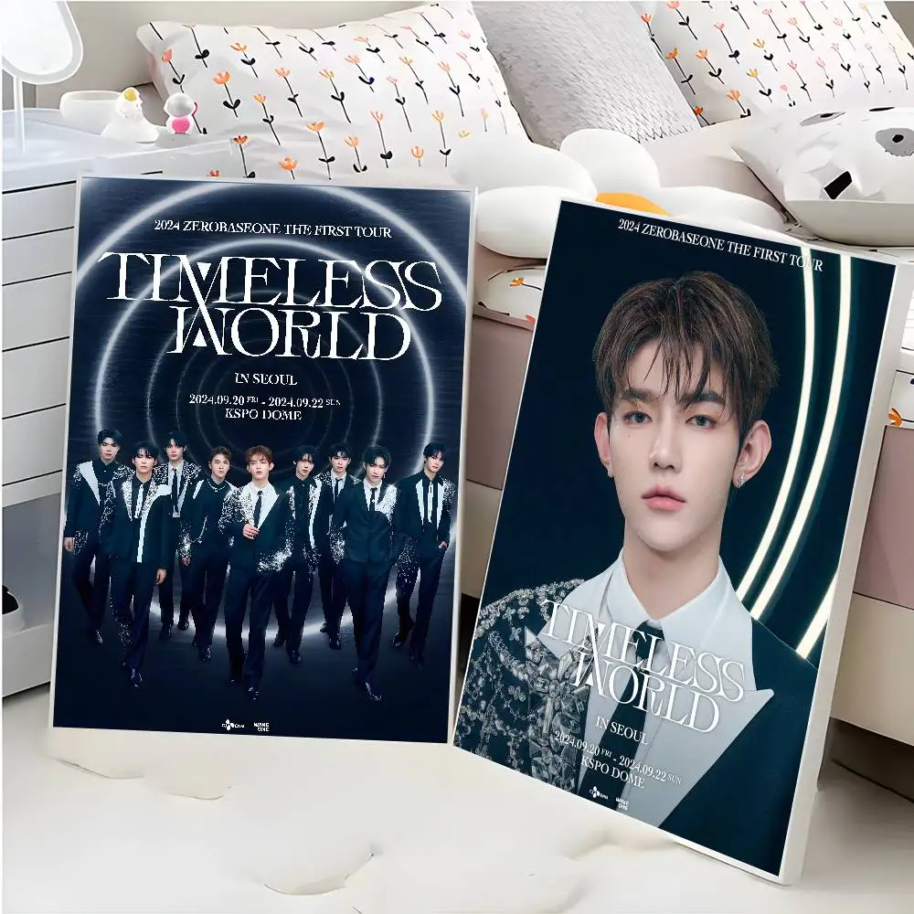 Band Z-ZEROBASEONE-E Singer Kpop Z-ZB1-Zone One Poster Art painting poster with prints Home bedroom living room decoration gift - view 5