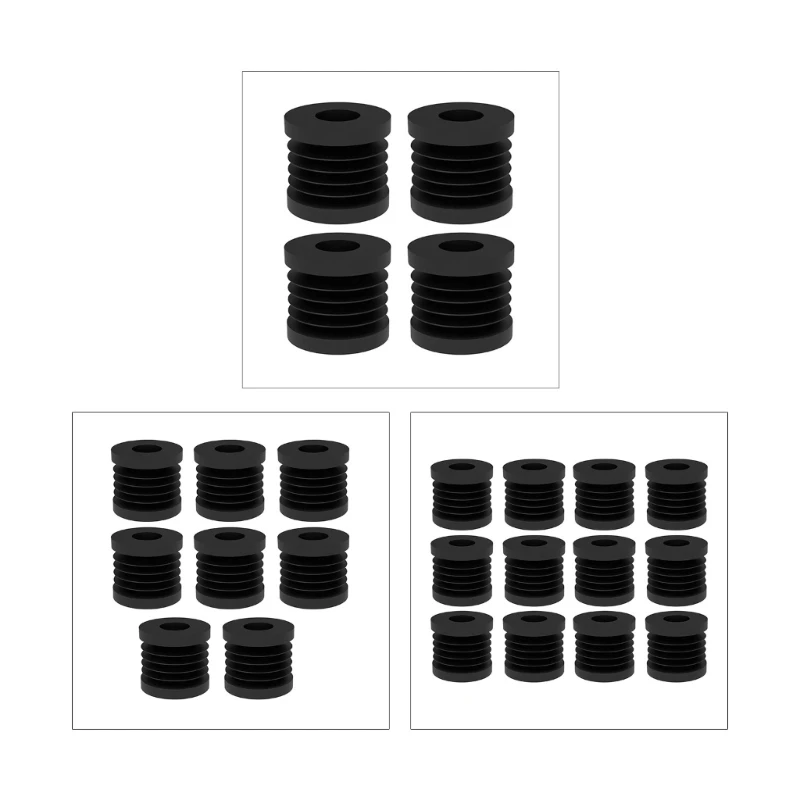 3D Printer Anti Vibration Feet Rubber Foot For Bambu And P1P Universal 26mm Printer Pads