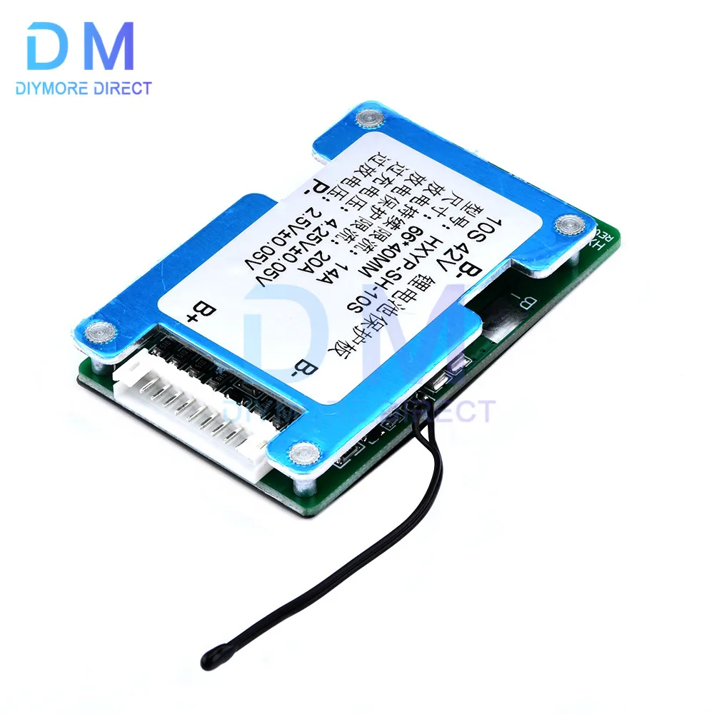 10S 42V 15S BMS Polymer Cell 18650 Lithium Battery Protection Board With Balance Built-in Temperature Control