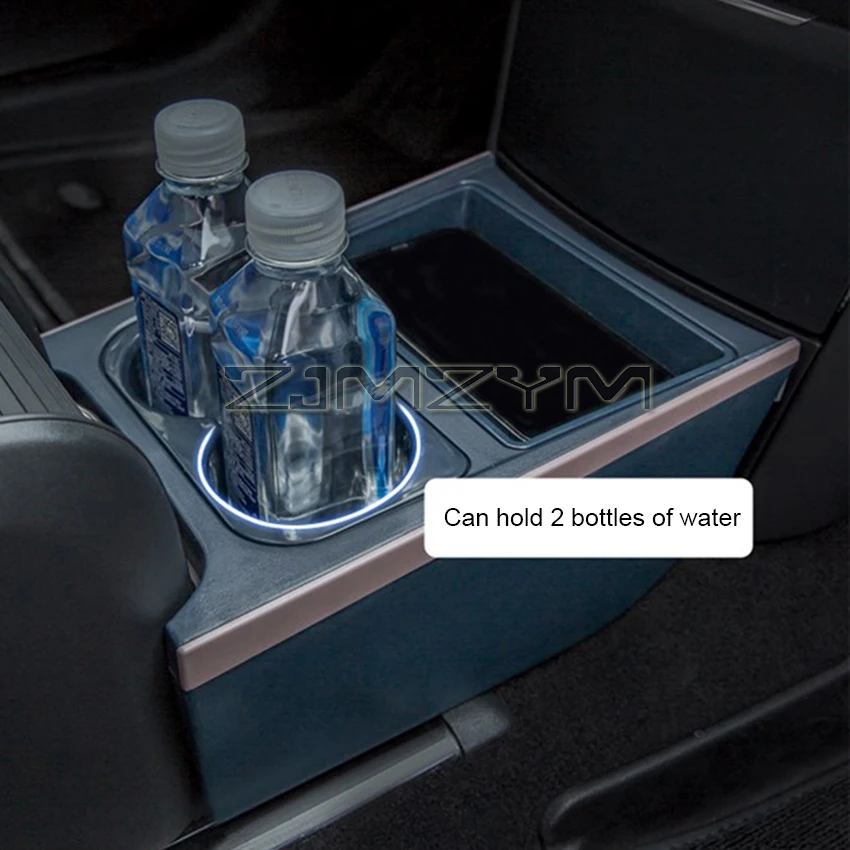 Car Storage Box For ZEEKR X Seat Aisle Double-Layer Storage Car Modification Special Interior Parts Cars Accessories