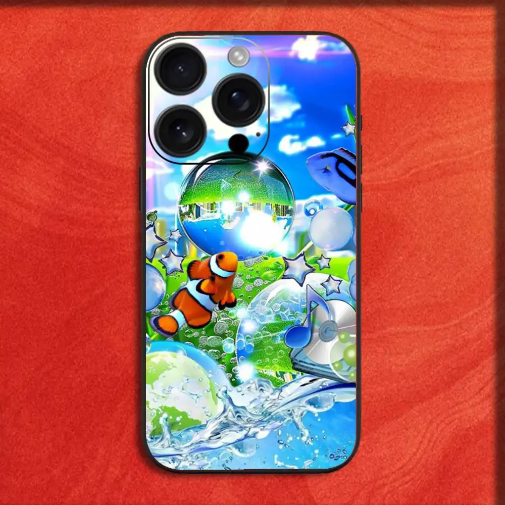 Funda de teléfono Art Frutiger Aeros para iPhone 17,16,15,14,13,12,11,Pro,Max,Plus,E,SE4,Air,Mini cubierta negra de moda