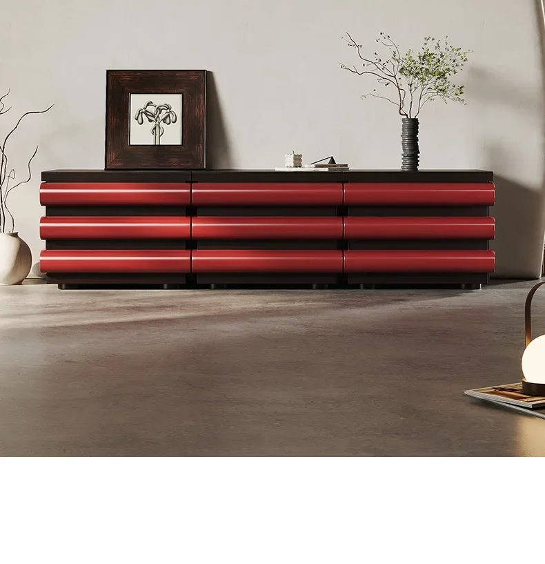 Дизайнерский шкаф на крыльце, итальянский минималистичный шкафчик для хранения, домашний обеденный шкаф, маленькая квартира, украшение для гостиной