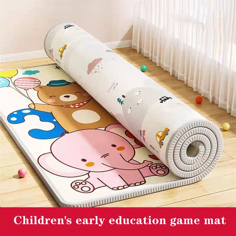 

Thick 1CM Non-toxic EPE Baby Activity Gym Baby Crawling Play Mats Carpet Baby Game Mat for Children's Safety Rug Folding Sending