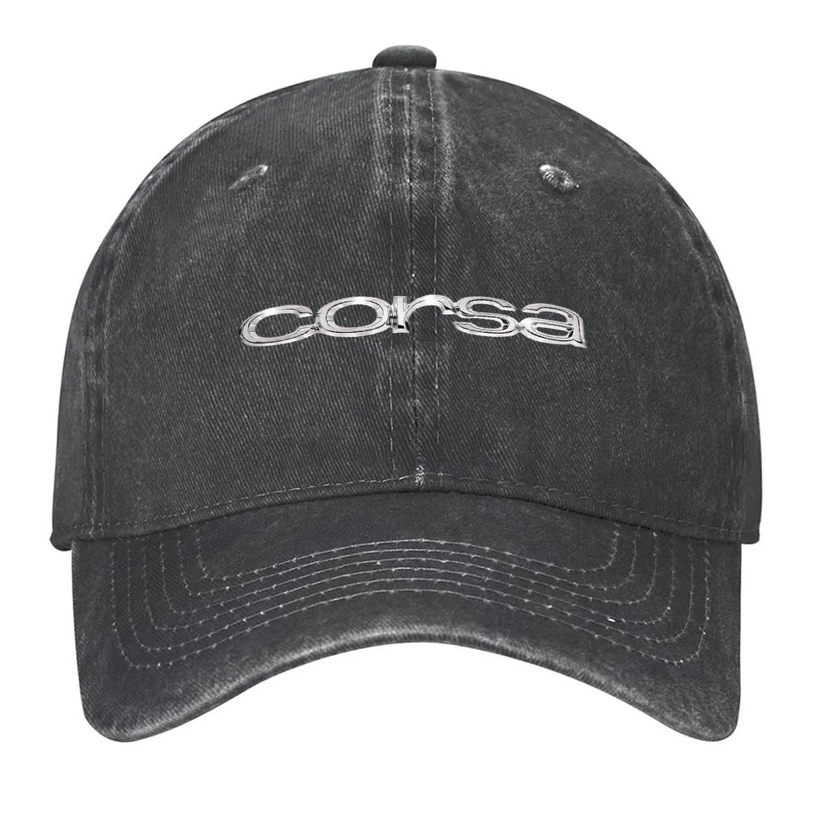 

Corvair Corsa Late Model Script Chrome Look Artwork Бейсболка дизайнерская кепка Кепка дальнобойщика Хип-хоп Мужская шляпа Женская Мужская
