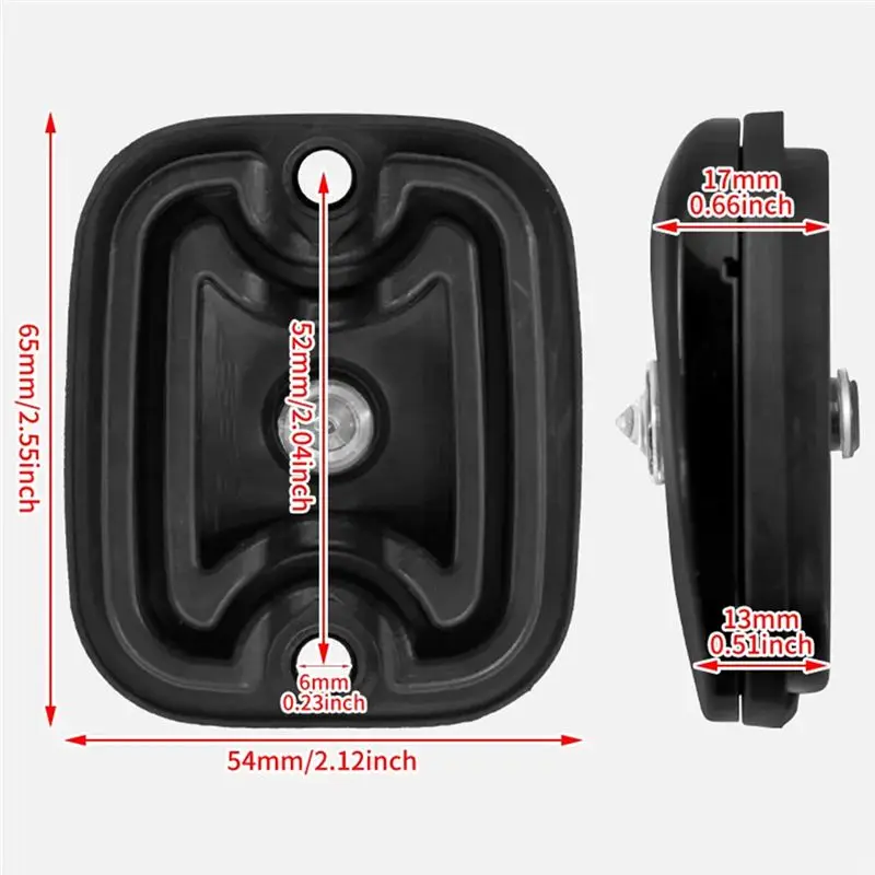 A22F-Motorcycle Front Brake Master Cylinder Cover For Dyna Softail Fat Boy Touring Road King Trike Sportster XL Spare Parts