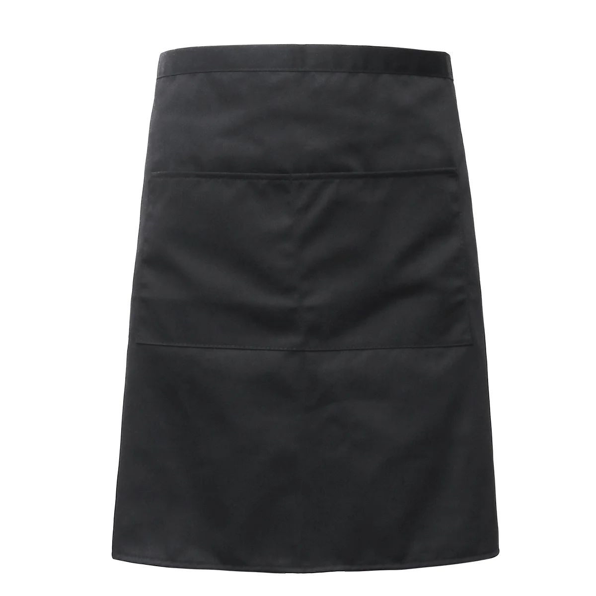 

Grilling Aprons for Men Waist with Pockets Kitchen Uniform Unisex Short Bib and Women