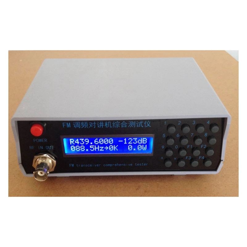 Imagem -03 - Ctas Frequency Meter Tester Transmissor Receptor rf Signal Generator Novo Tester fm Metal e Plástico pc