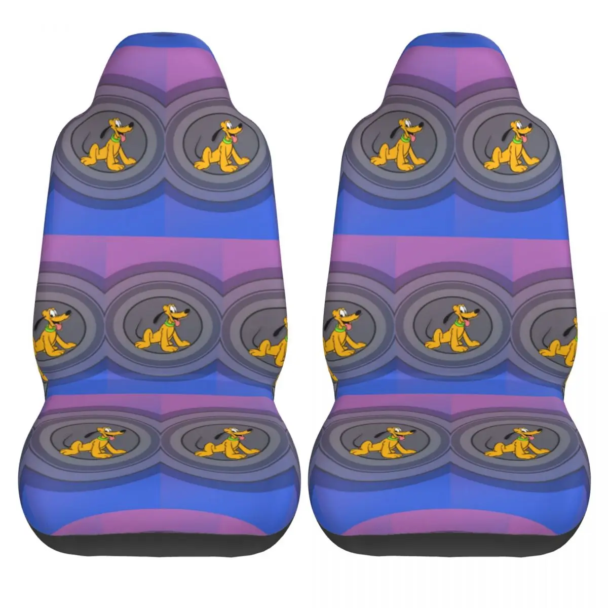 

Чехлы на автомобильные сиденья Goofy And Pluto, модные летние автомобильные чехлы на сиденья, полиэстер, безопасный чехол из двух частей