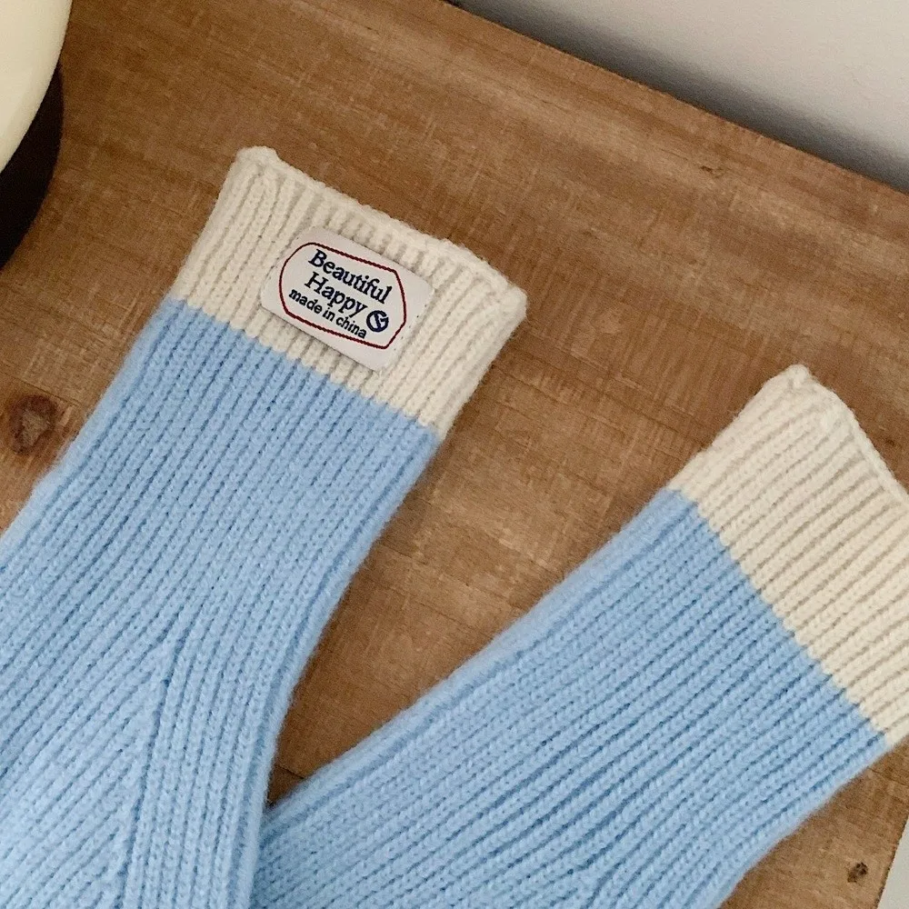 

Теплые зимние перчатки в стиле ретро, ветрозащитные, морозостойкие, утолщенные перчатки с пятью пальцами, однотонные вязаные перчатки с сенсорным экраном, подарки