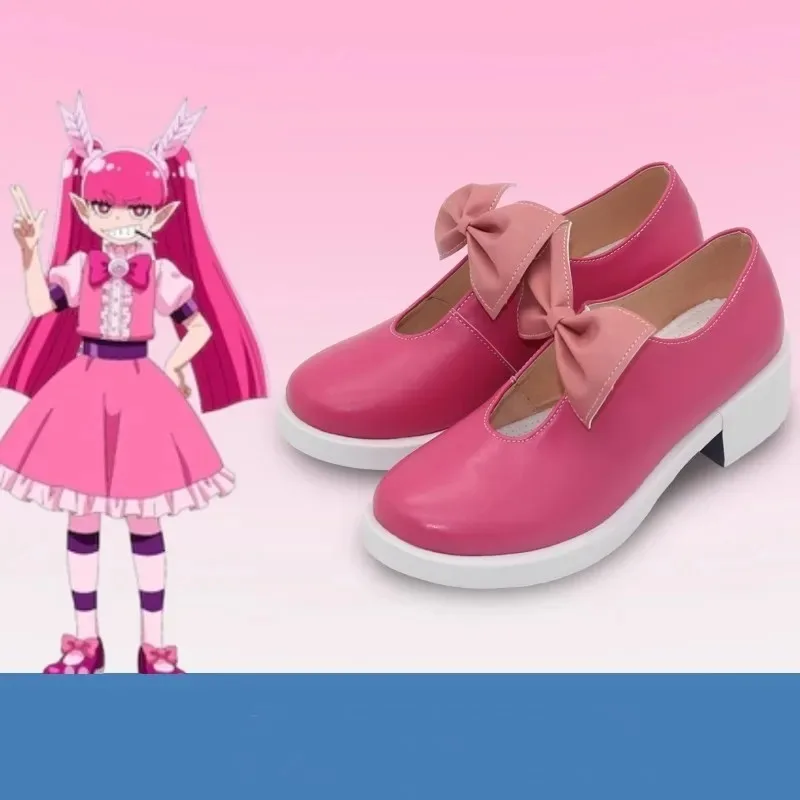 أنيمي مرحبا بكم في مدرسة الشيطان! أزياء إيروما كون بارباتوس باشيكو التأثيرية فستان الأميرة لوليتا حذاء امرأة بدلة حفلات عيد الميلاد