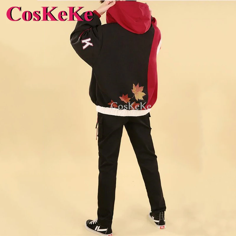 CosKeKe Kaedehara Kazuha Cosplay Game Genshin Impact Costume Fashion Handsome Modern Apparel Outfit Party Role Play Clothing New