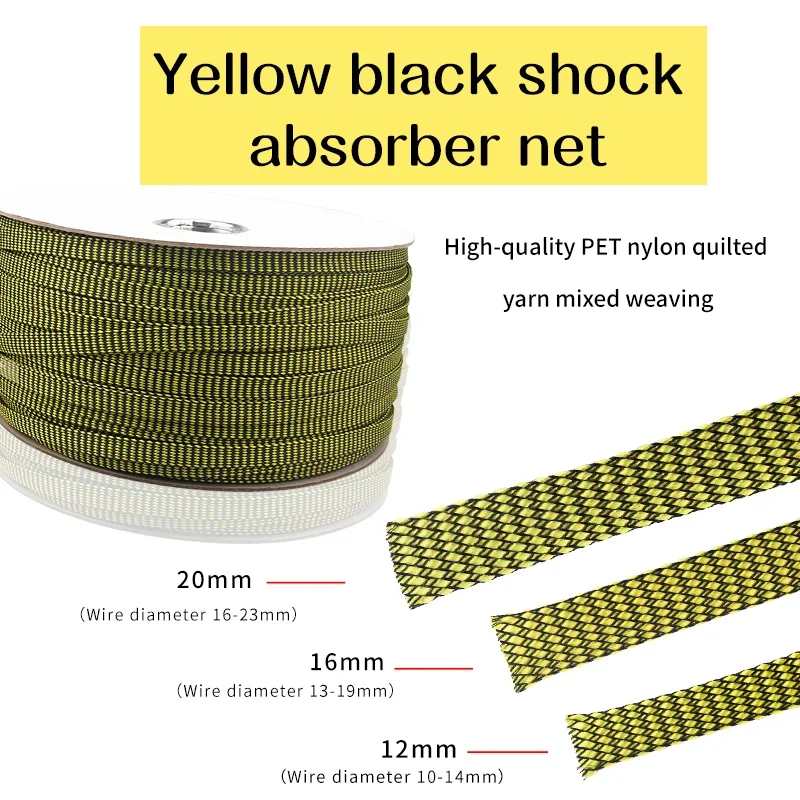 Audio Cable Braided Sleeving PET Shock Protective Net for RCA XLR Power Cord Speaker Wire 3mm/5mm/8mm/12mm/16mm/20mm