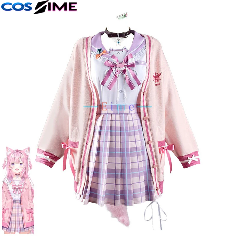 

Hololive VTuber Hakui Koyori Cosplay Maid Dress Cute Party Suit Halloween Carnival JK Uniforms Custom Made