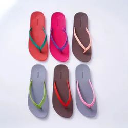 New Style Hot Sale EVA Women Slides Girl Fashion Flat with Flip-flop Thailand Style Outdoor Female Anti-slip Beach Shoes SHW153
