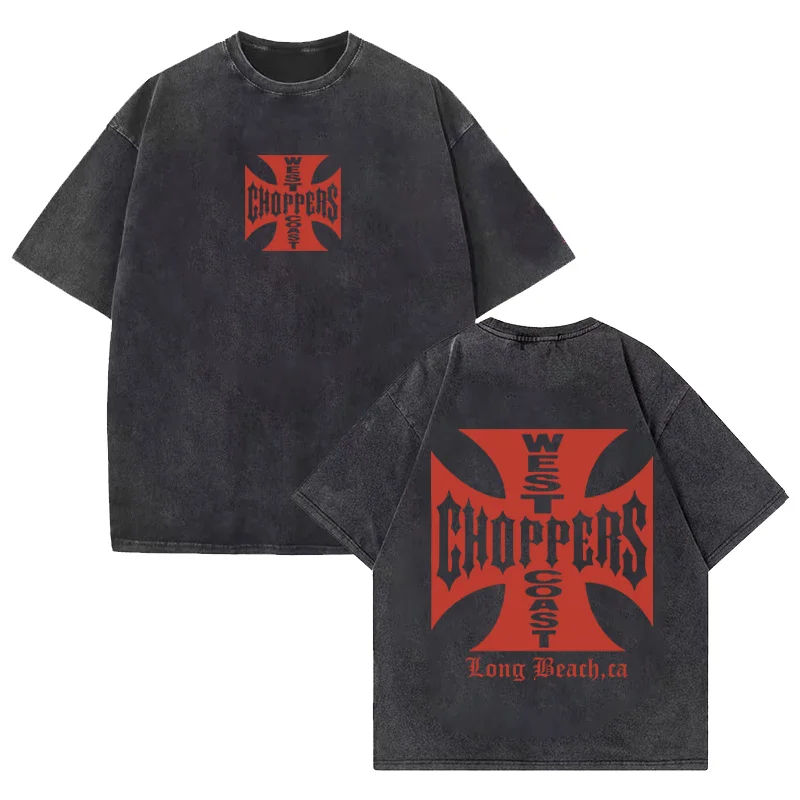 Paul Walker Shirt West Coast Choppers Vintage Washed T shirt Men