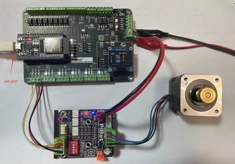 PiBot FluidNC GRBL Laser CNC Controller V4.7 B (Includes ESP32 Module and OLED Module and Cables)
