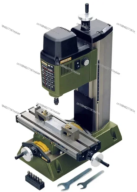 

Milling Machine MF70 Bench Driller Woodworking Lathe with Optional Dividing Head Chuck Tungsten Steel Cutter Bits Vise