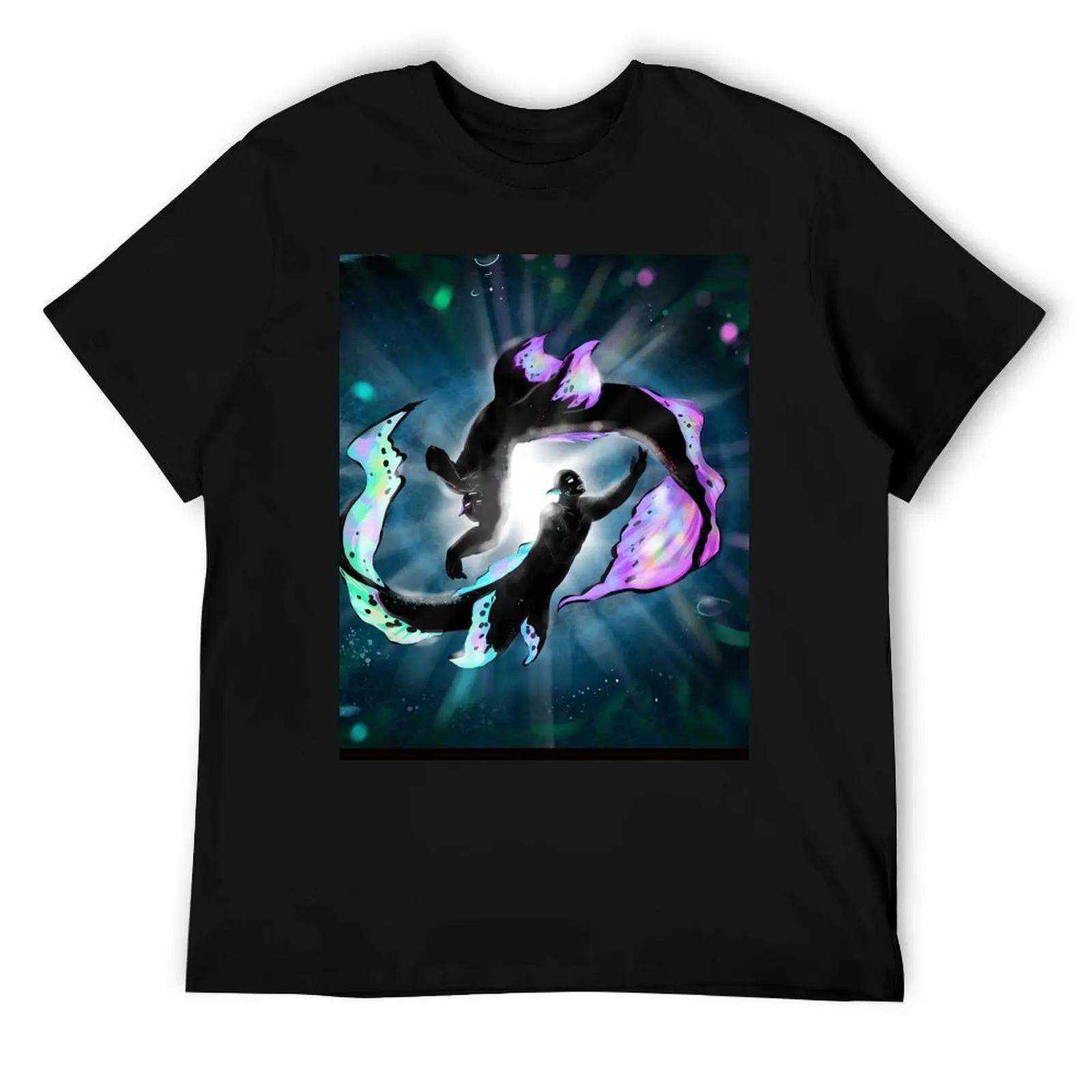 

Футболка «Рыбы», мужская футболка, летние футболки с аниме, мужские футболки большого размера для мужчин, футболка