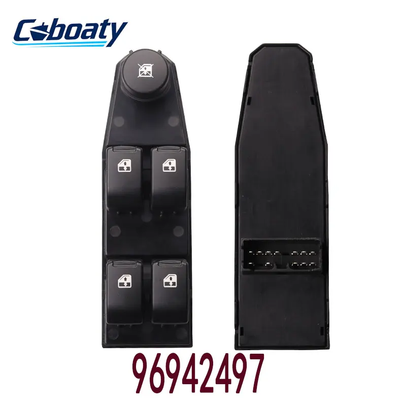 

For Chevrolet Spark Spark EV WVE BY NTK 96942497 Rear Left Power Window Switch Button Fit 2013-2016