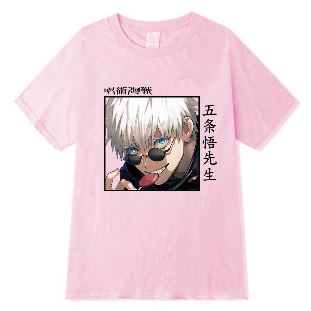 Jujutsu Kaisen Women Clothes T Shirt Male Tshirt Casual Japanese Anime Cartoon Graphic Female T-shirt Summer Unisex Top Tees