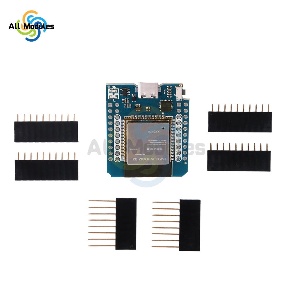 ESP32 D1 Mini ESP-32 WiFi+Bluetooth Development Module Board Base on ESP8266 Fully Functional Compatible for WeMos D1 Mini