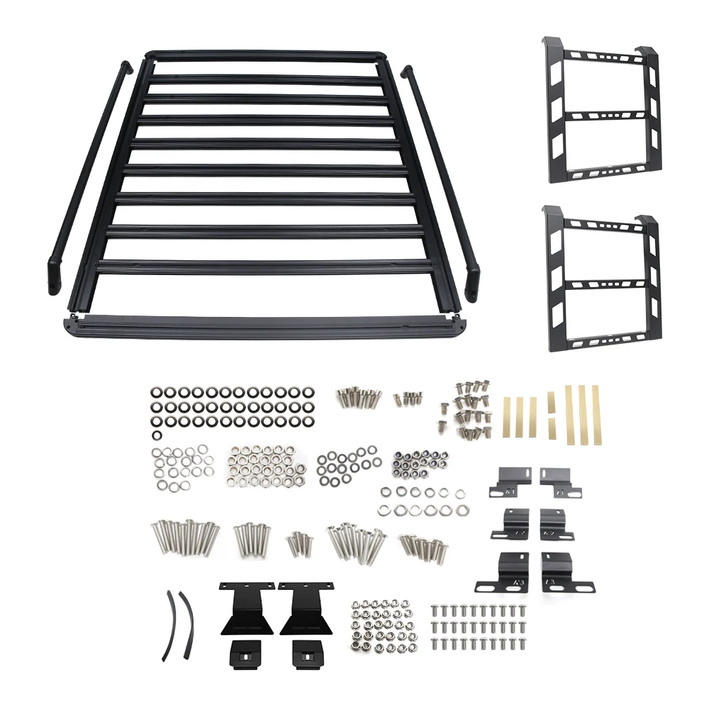 

For Jeep Wrangler JK 07 + Off-Road Auto Parts Black Rack, 4x4 Roof Rack