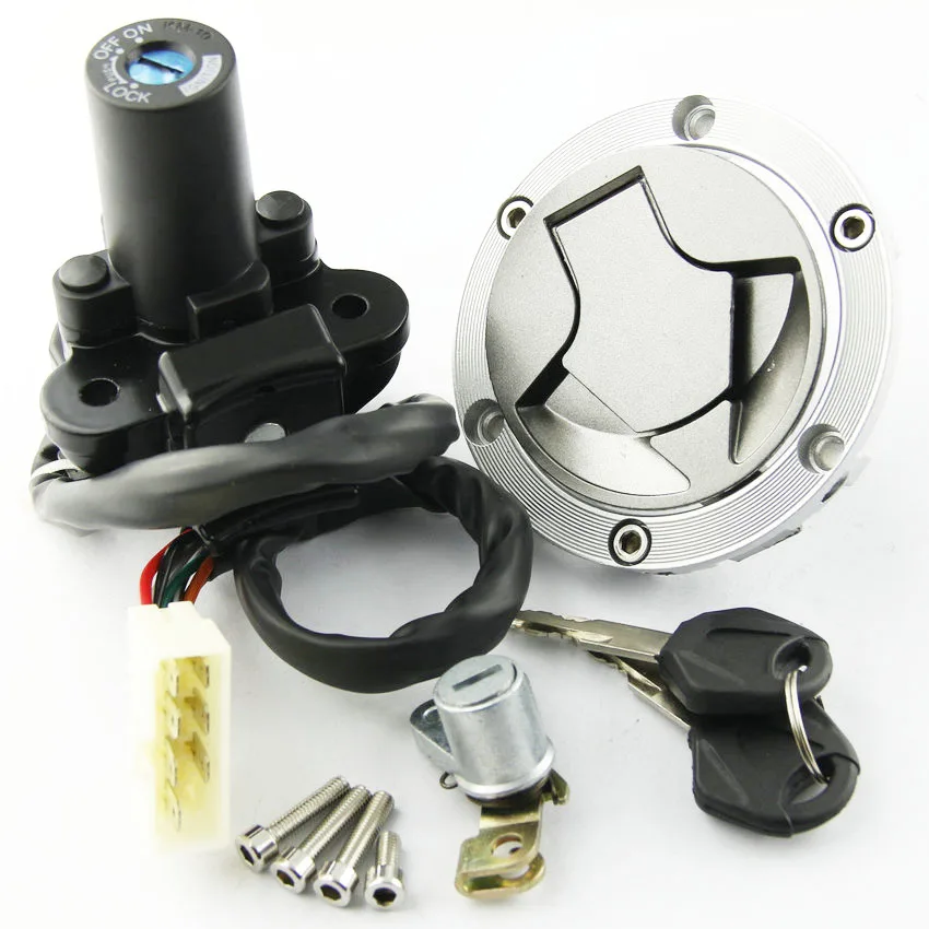 Motorcycle Ignition Switch Fuel Tank Cap For Kawasaki EX250 Ninja 250 EX300 ER250 300 Z250 Z300 BR250 Z250SL ABS BX250 250SL 12V
