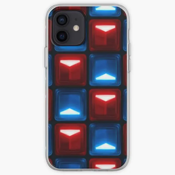 Beat Saber V2 Block Pattern Iphone Tou  Phone Case Customizable for iPhone 6 6S 7 8 Plus 11 12 13 14 Pro Max Mini X XS XR Max