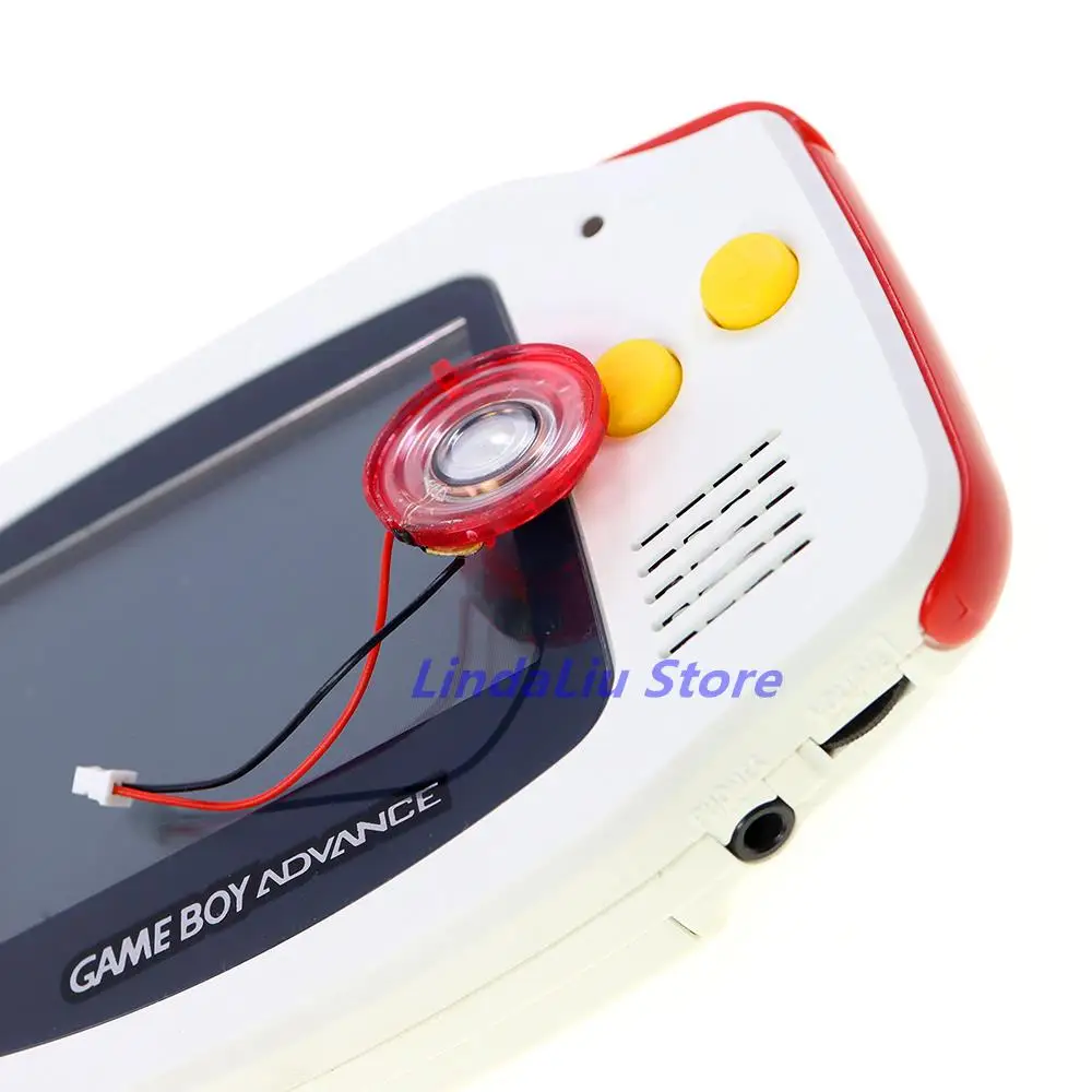 ลำโพงเสียงสีสันสดใส1ชิ้นพร้อมสายเปลี่ยนสำหรับ gameboy Advance สำหรับอุปกรณ์เสริมเกมลำโพง GBA