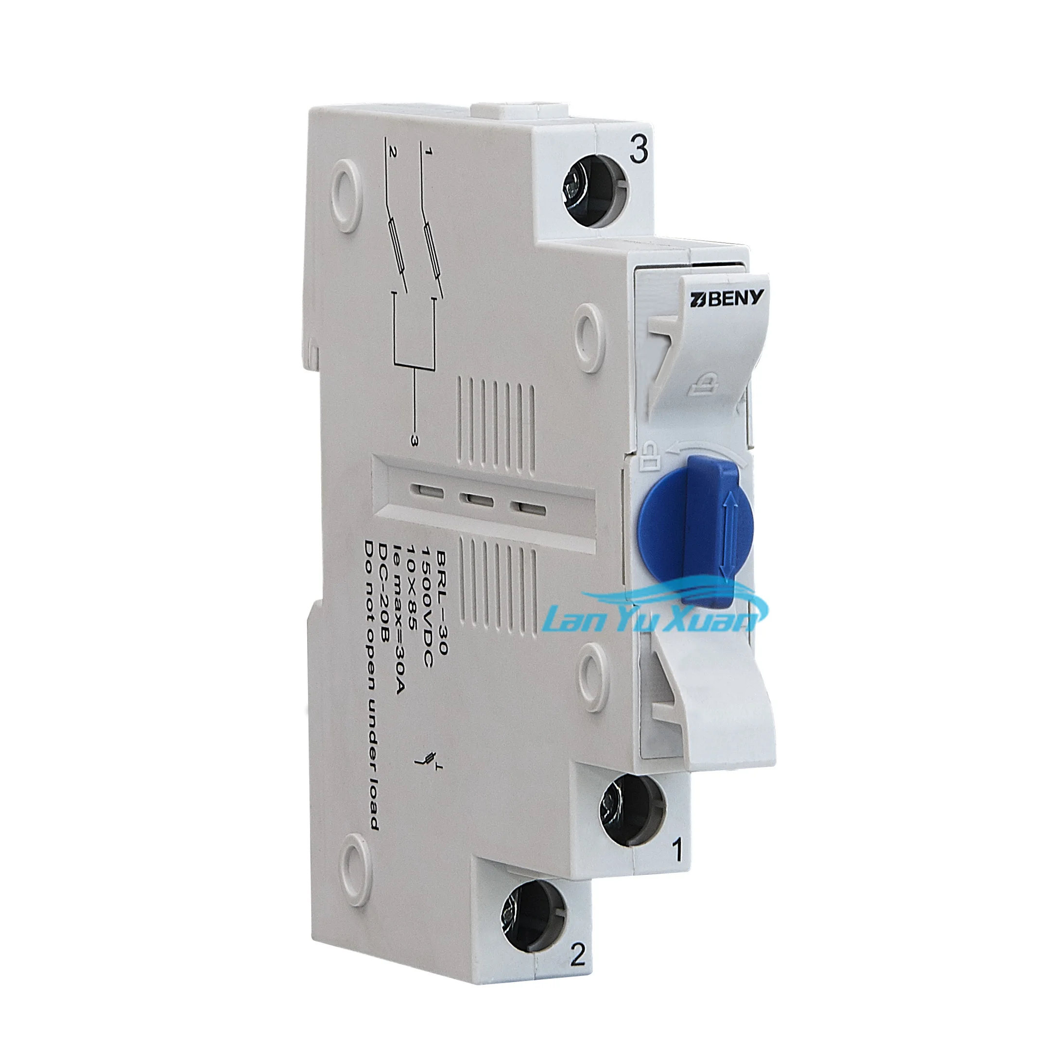 High Quality Fuse Holder Waterproof Solar PV Dc   1500V 30A 2P