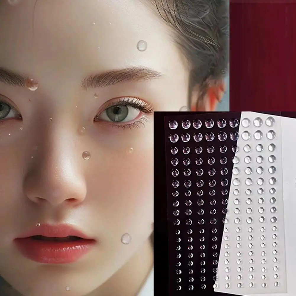 

New Self Adhesive Face Rhinestones Pearl Eyes/Hair Temporary SelfAdhesive Diamonds /6mm DIY 3/4 Tattoo Decorations /5 A0L2